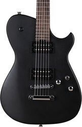 Guitarra electrica retro rock Cort Matthew Bellamy MBM-1 - Black satin