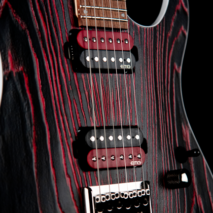 Cort Kx300 Ebr Hh Emg Ht Jat - Etched Black Red - Guitarra eléctrica con forma de str. - Variation 1