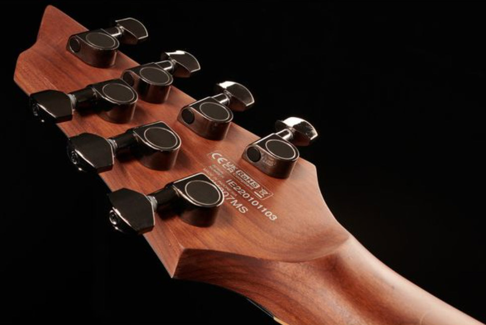 Cort Kx307 Multiscale 7c Ht Mn - Open Pore Black - Multi-Scale Guitar - Variation 4