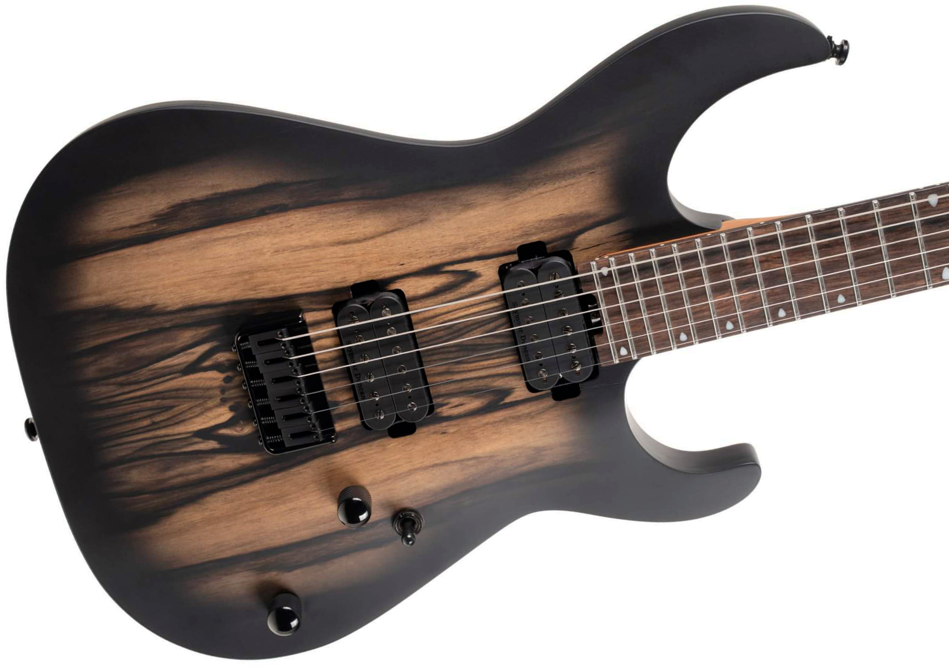 Cort Kx500 2h Seymour Duncan Ht Eb - Natural Black Burst Matte - Guitarra electrica metalica - Variation 2