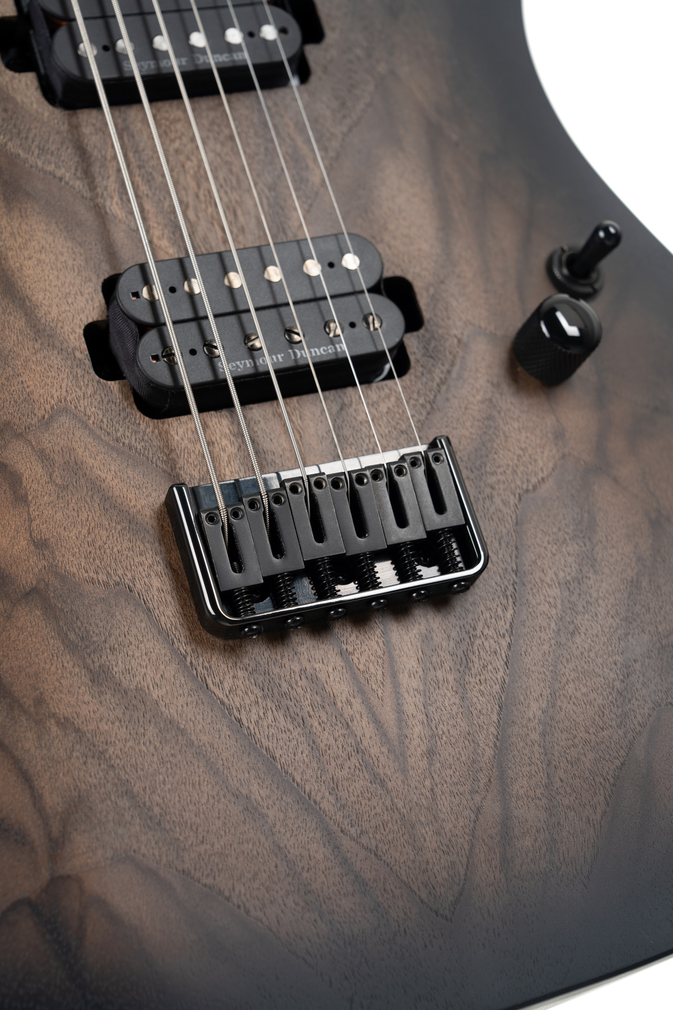 Cort Kx500 Baritone 2h Seymour Duncan Ht Eb - Black Burst - Guitarra electrica metalica - Variation 4