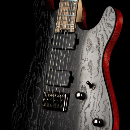 Cort Kx500 Hh Fishman Fluence Ht Eb - Etched Black - Guitarra eléctrica con forma de str. - Variation 1