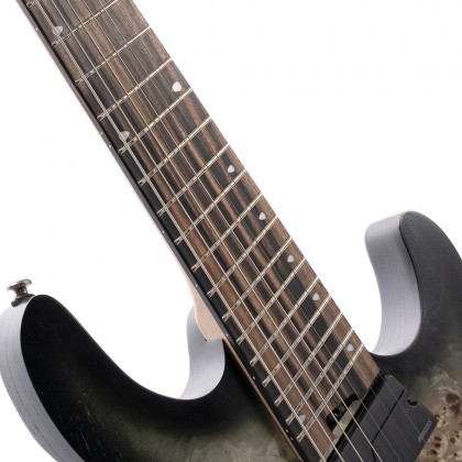 Cort Kx507 Multi Scale 7c Hh Fishman Fluence Ht Eb - Star Dust Green - Guitarra eléctrica de 7 cuerdas - Variation 1
