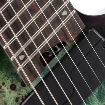 Cort Kx507 Multi Scale 7c Hh Fishman Fluence Ht Eb - Star Dust Green - Guitarra eléctrica de 7 cuerdas - Variation 2