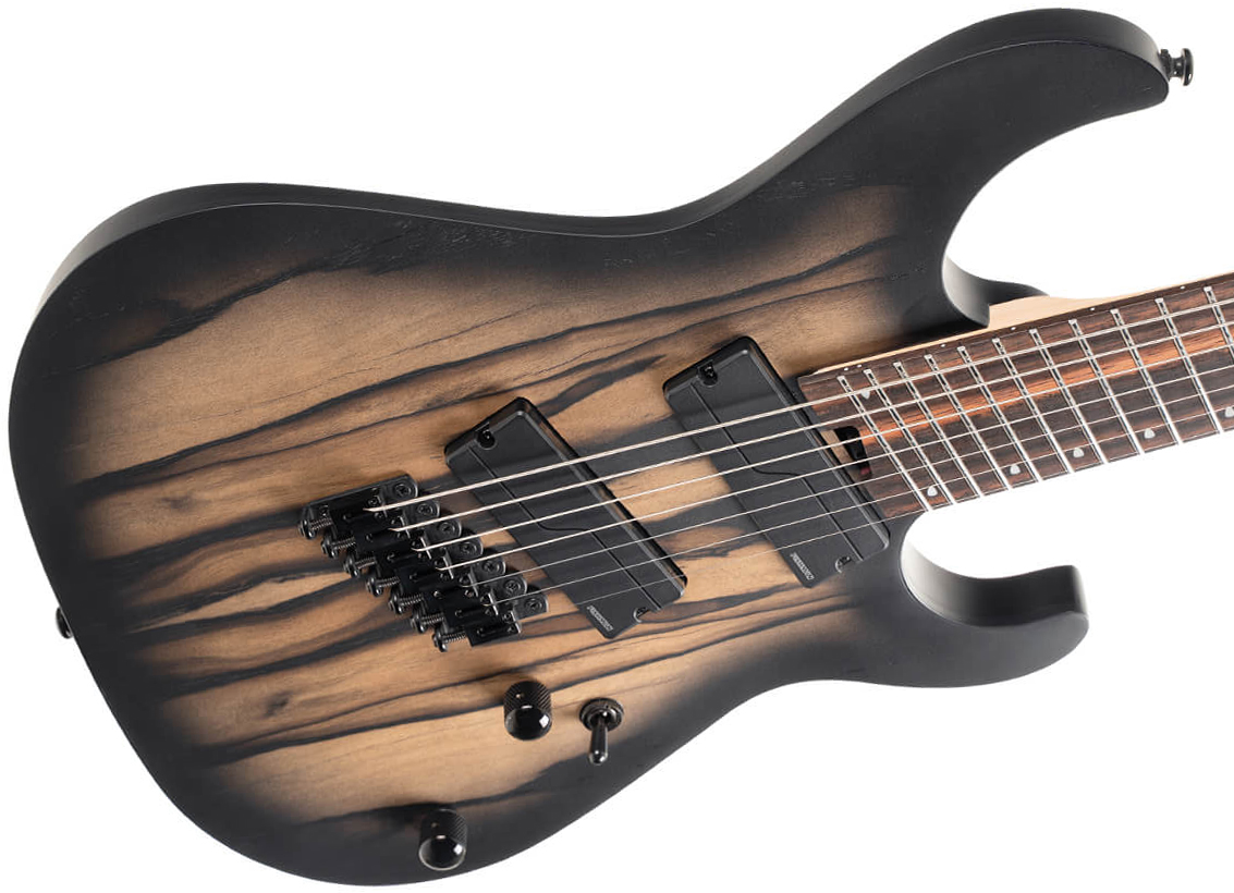 Cort Kx507ms Multiscale 7c 2h Fishman Fluence Ht Eb - Natural Black Burst - Multi-Scale Guitar - Variation 2