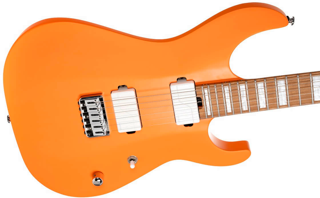 Cort Kx600 Infinite 2h Fishman Fluence Ht Mn - Orange Crush Satin - Guitarra eléctrica con forma de str. - Variation 2