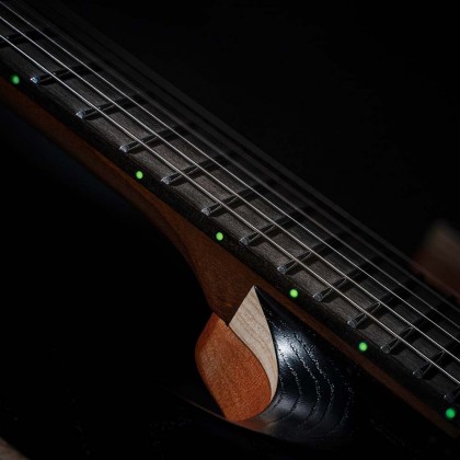 Cort Kx700 Evertune 2h Seymour Duncan Ht Eb - Open Pore Black - Guitarra electrica metalica - Variation 4