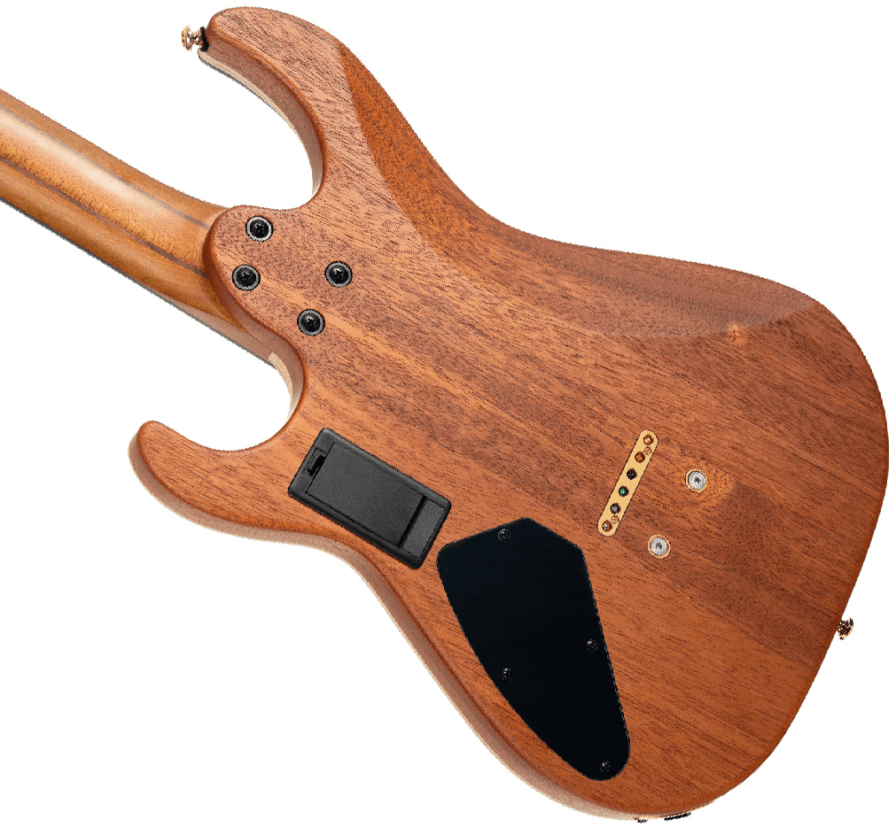 Cort Kx700tt True Temperament 2h Fishman Fluence Modern Ht Eb - Open Pore Black (gold Hardware) - Multi-Scale Guitar - Variation 3