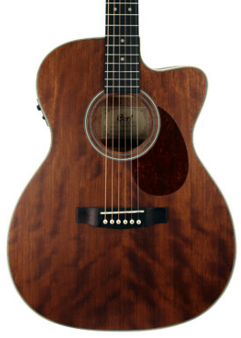 Cort Luce L100-ocmh Ns Om Orchestra Model Cw Tout Acajou Ova - Natural Satin - Guitarra electro acustica - Variation 1