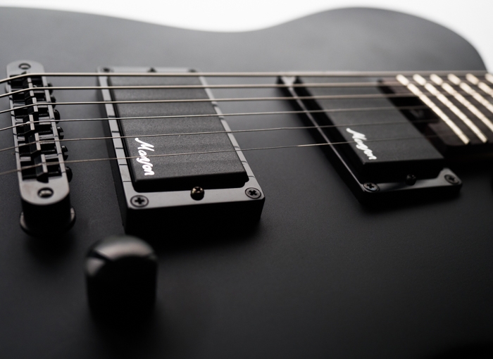 Cort M-jet Manson Stage Hh Ht Jat - Matt Black - Guitarra eléctrica con forma de tel - Variation 4