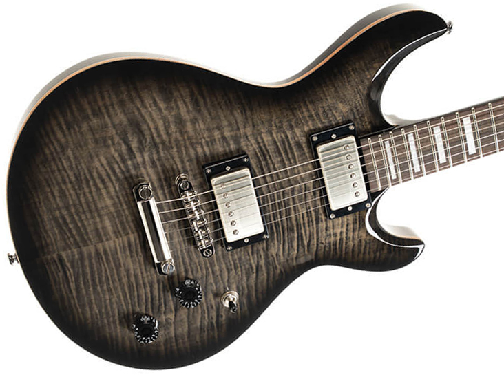 Cort M600 2h Ht Rw - Trans Black Burst - Guitarra eléctrica de doble corte - Variation 2