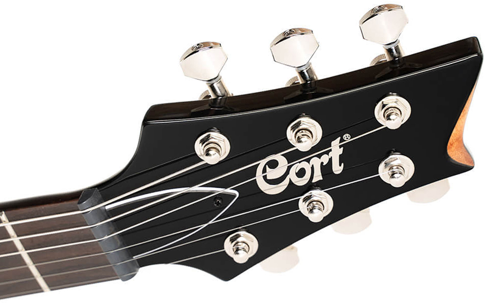 Cort M600 2h Ht Rw - Trans Black Burst - Guitarra eléctrica de doble corte - Variation 4