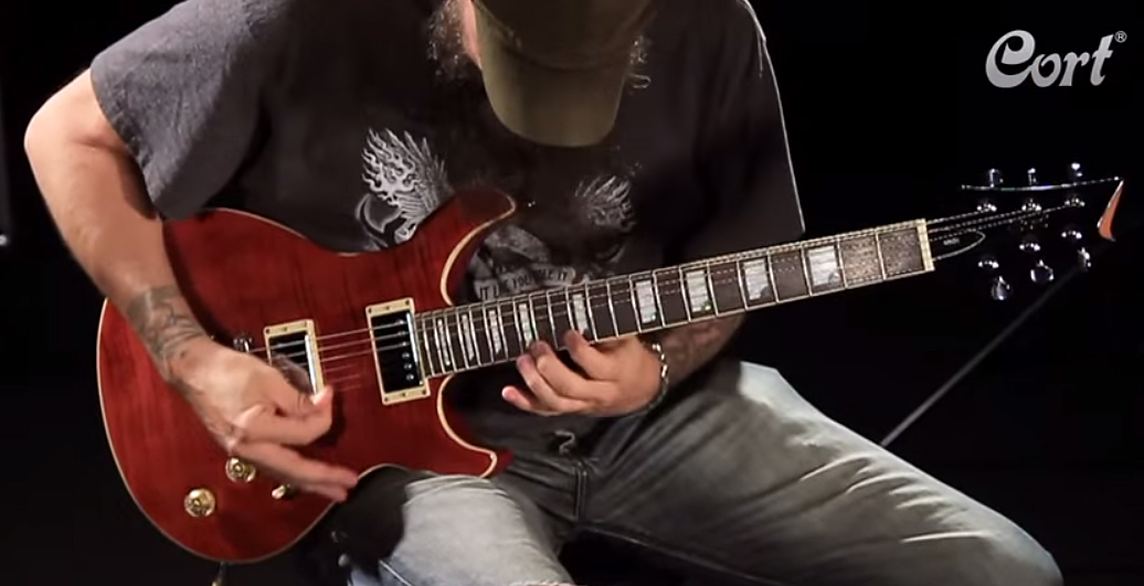 Cort M600 - Black Cherry - Guitarra eléctrica de doble corte - Variation 2