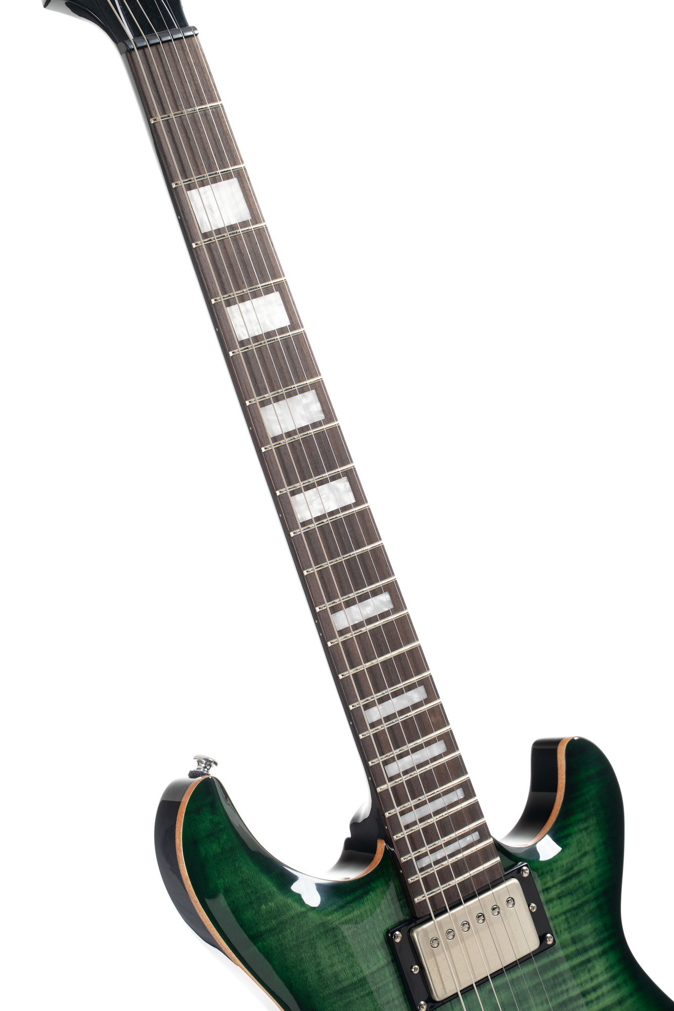 Cort M600tgb  Hh Ht Rw - Trans Green Burst - Guitarra eléctrica de doble corte - Variation 1