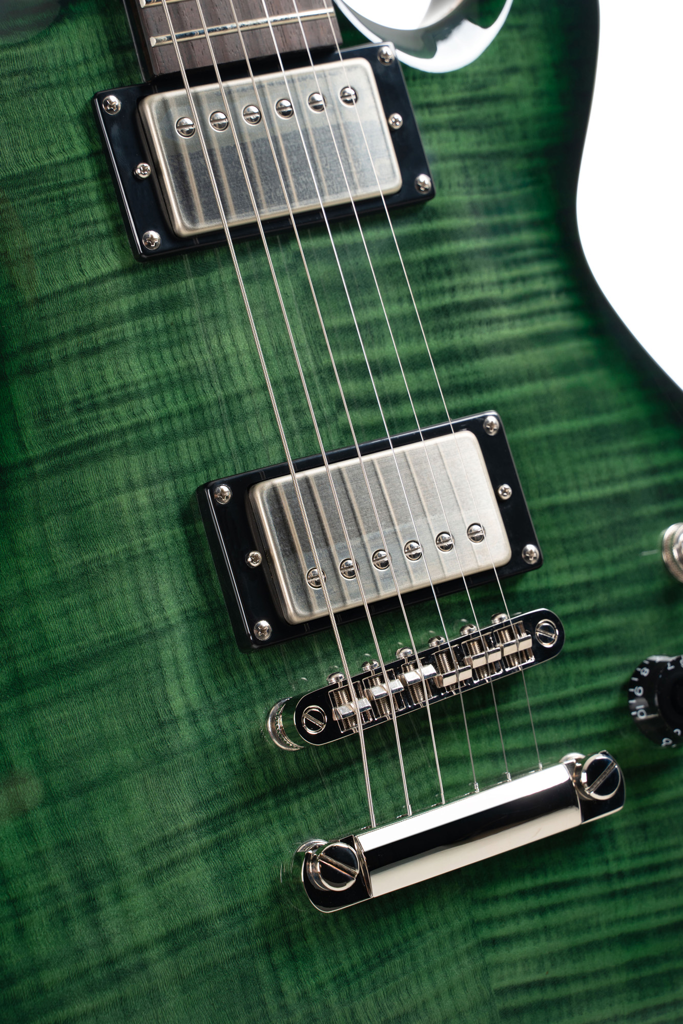 Cort M600tgb  Hh Ht Rw - Trans Green Burst - Guitarra eléctrica de doble corte - Variation 3
