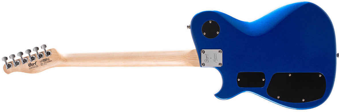 Cort Matthew Bellamy Mbm2 Sustainiac Meta Signature 2h Ht Lau - Meta Blue - Guitarra eléctrica con forma de tel - Variation 1