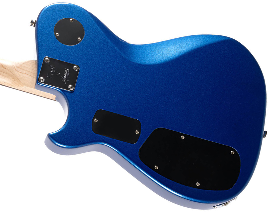 Cort Matthew Bellamy Mbm2 Sustainiac Meta Signature 2h Ht Lau - Meta Blue - Guitarra eléctrica con forma de tel - Variation 4