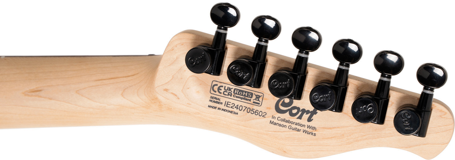 Cort Matthew Bellamy Mbm2h Gaucher Signature 2h Ht Lau - Satin Olive Green - Guitarra eléctrica con forma de tel - Variation 5