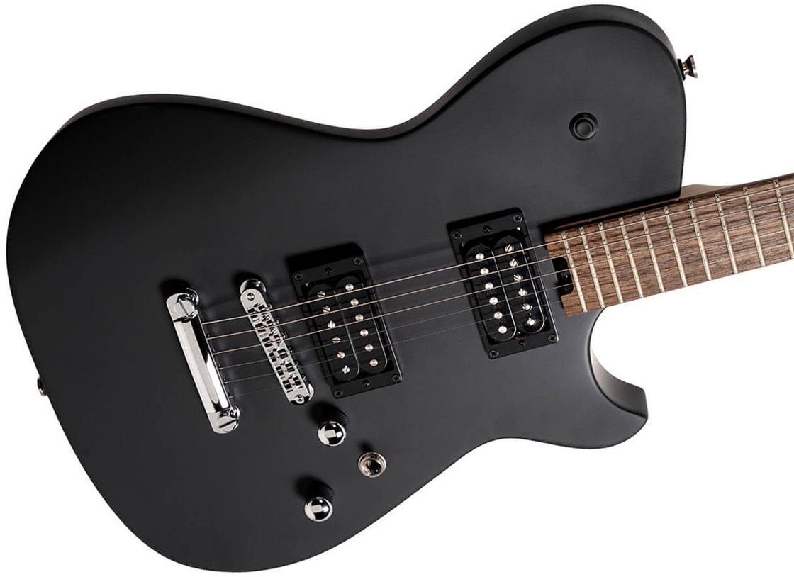 Cort Matthew Bellamy Mbm2h Meta Signature 2h Ht Lau - Satin Black - Guitarra eléctrica con forma de tel - Variation 2