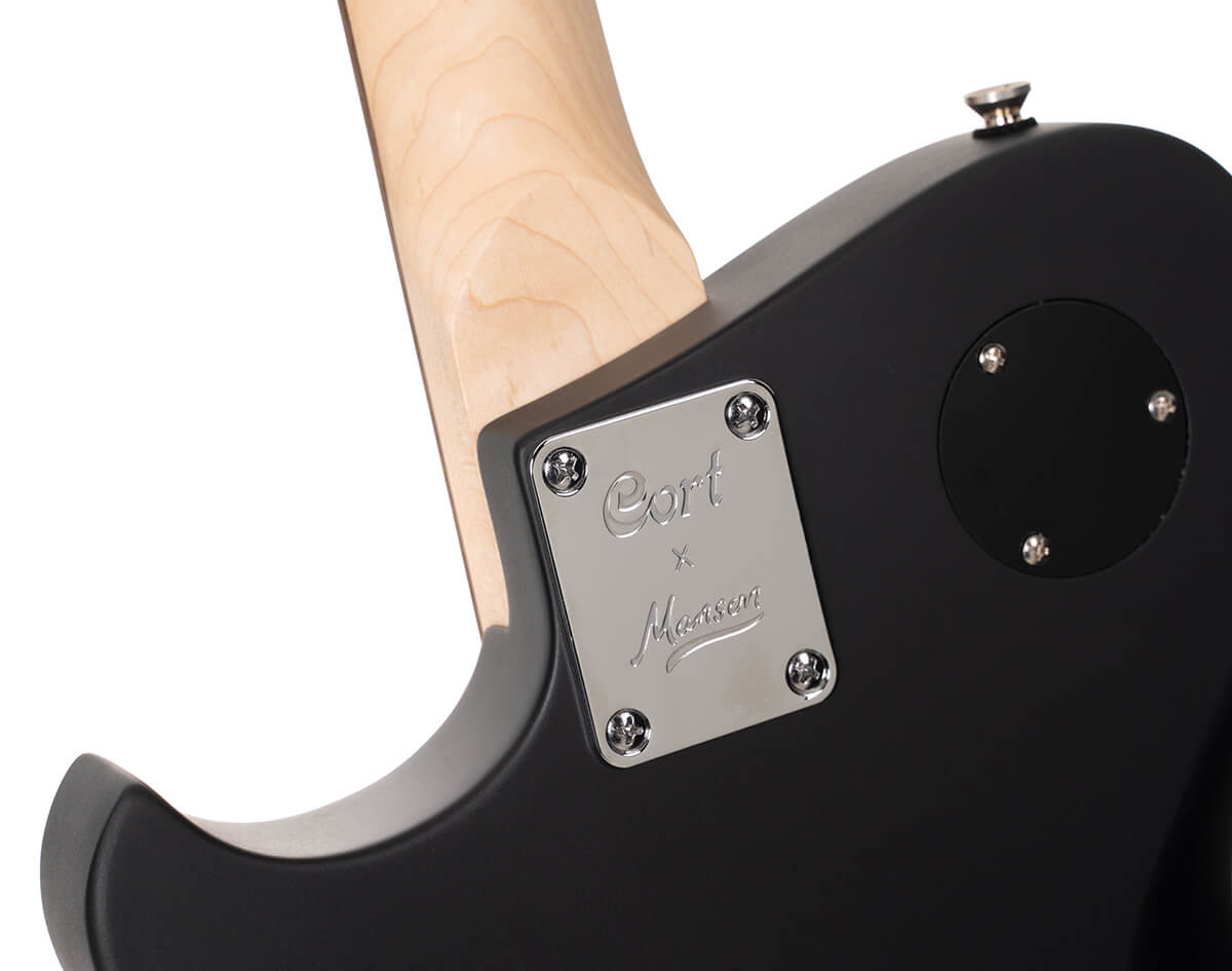 Cort Matthew Bellamy Mbm2h Meta Signature 2h Ht Lau - Satin Black - Guitarra eléctrica con forma de tel - Variation 3
