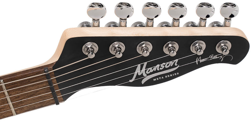 Cort Matthew Bellamy Mbm2h Meta Signature 2h Ht Lau - Satin Black - Guitarra eléctrica con forma de tel - Variation 4