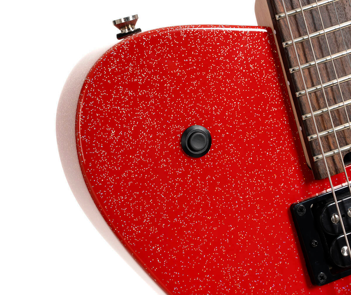 Cort Matthew Bellamy Mbm2h Meta Signature 2h Ht Lau - Red Sparkle - Guitarra eléctrica con forma de tel - Variation 4