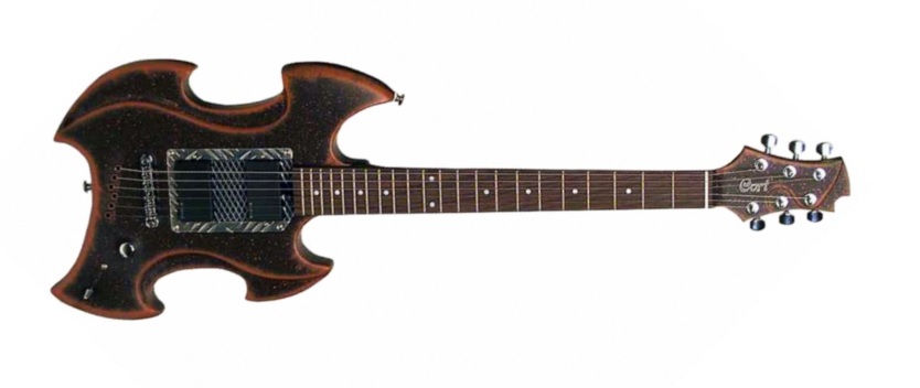 Cort Moscato 2 Ltd Hh Emg Ht - Dark Brown - Guitarra electrica metalica - Variation 1