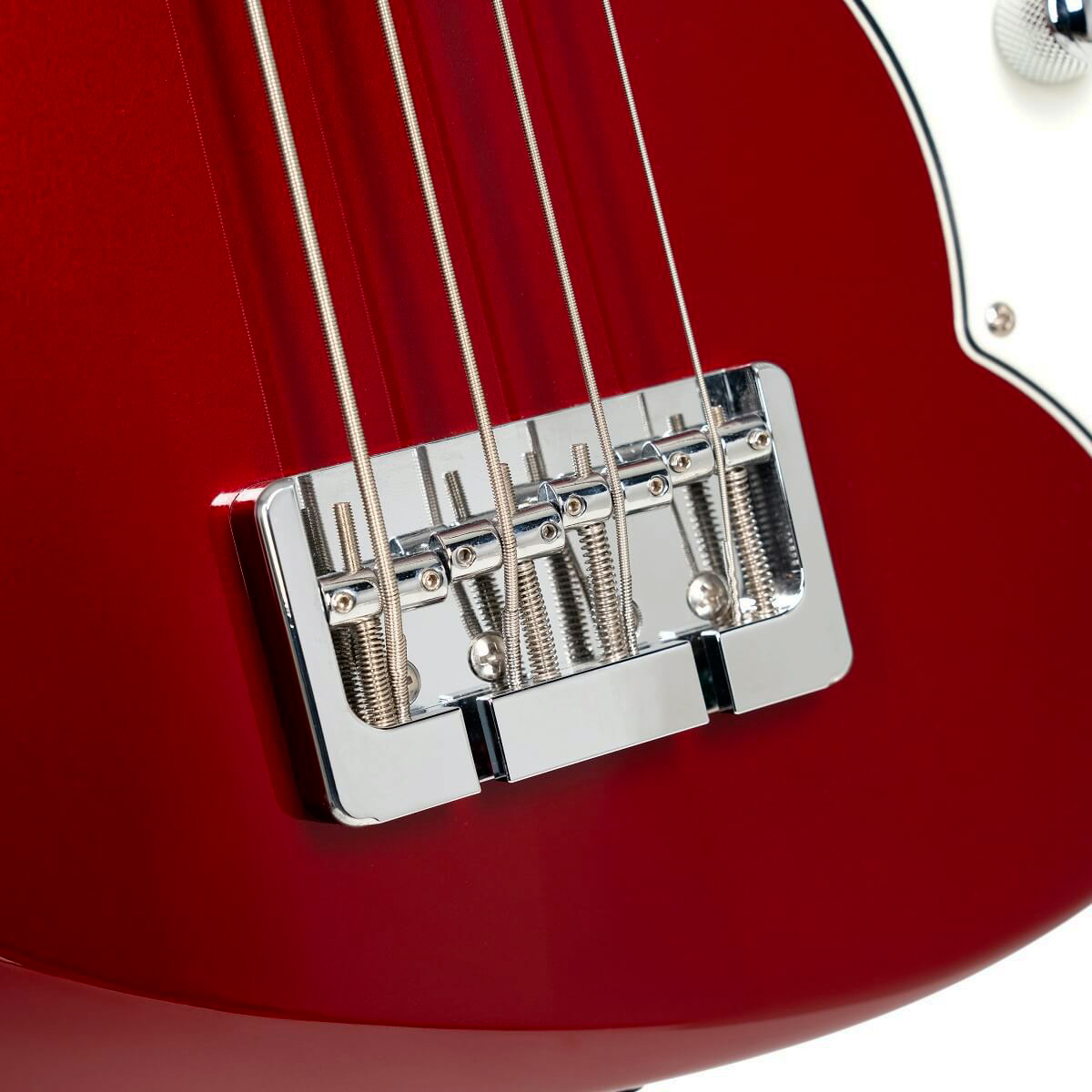Cort Retro 304 Shsc Rw - Candy Apple Red - Bajo eléctrico de viaje - Variation 3