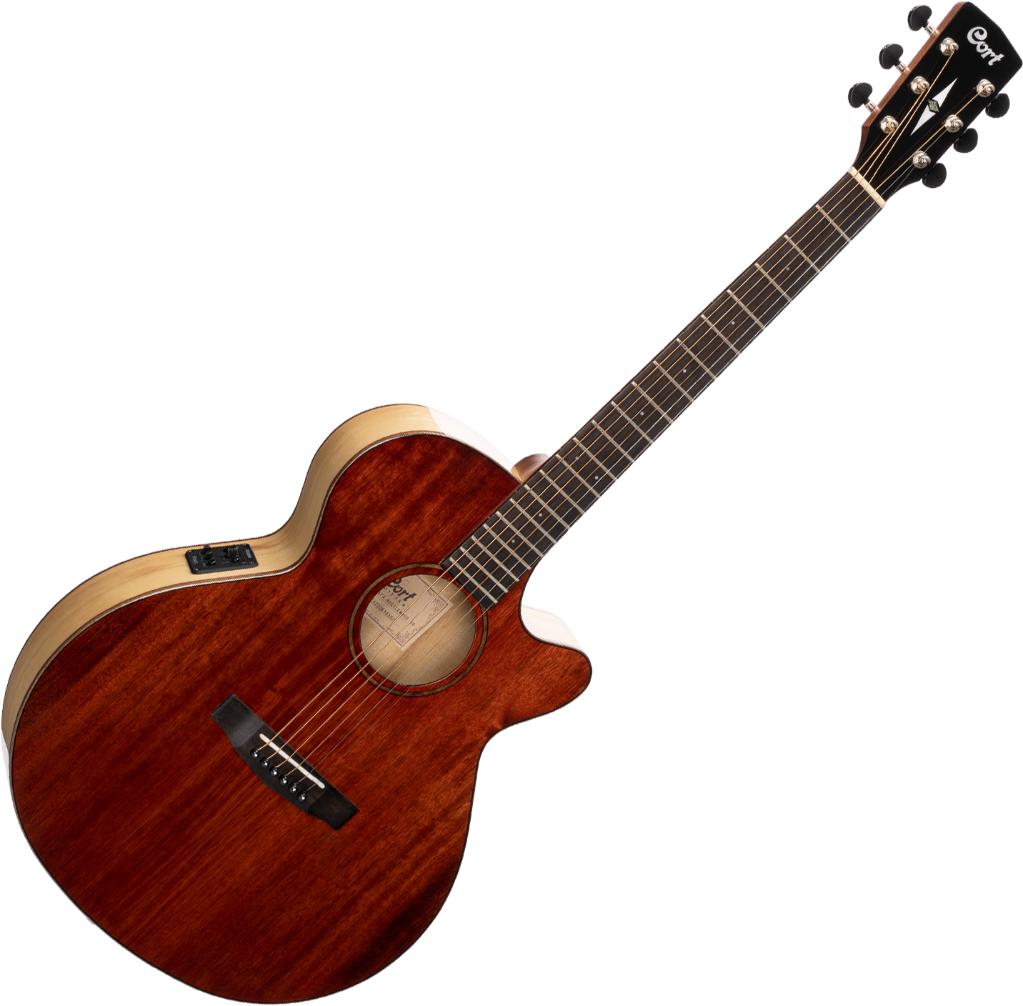 Cort Sfx Myrtlewood Concert Slim Cw Tout - Brown - Guitarra electro acustica - Variation 3