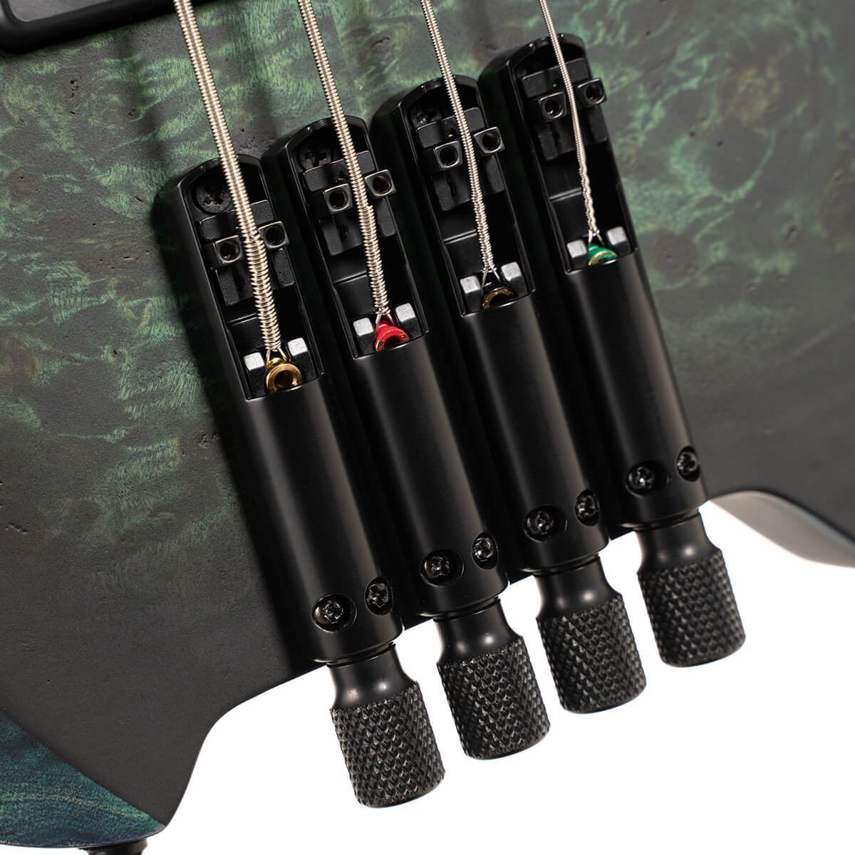 Cort Space 4c Artisan Active Bartolini Mn - Star Dust Green - Bajo eléctrico de cuerpo sólido - Variation 4