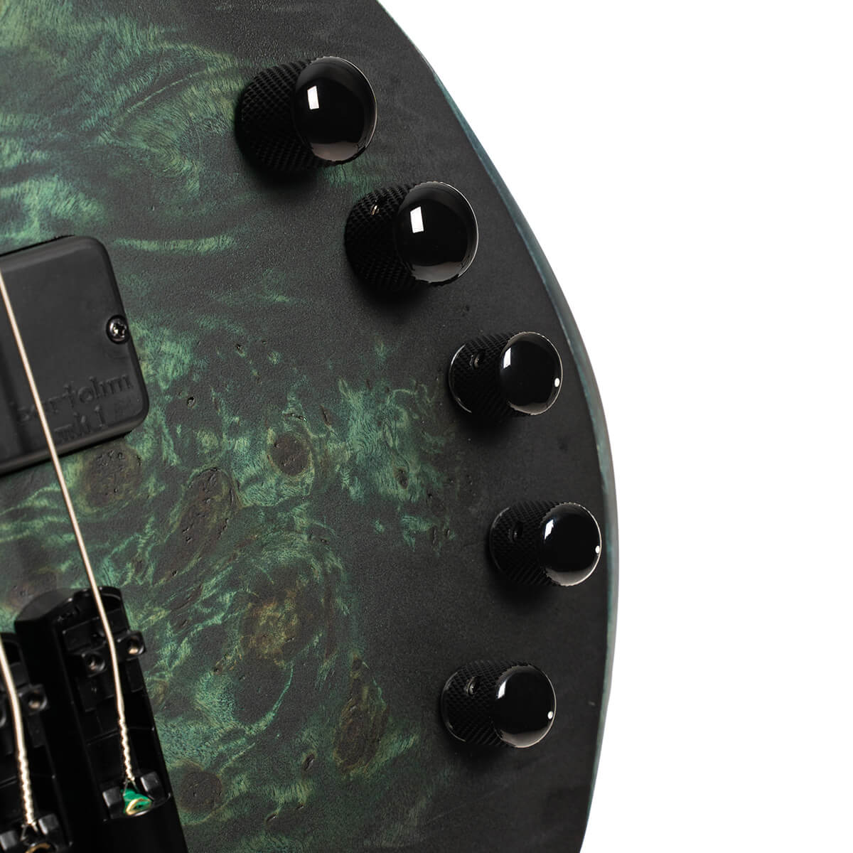 Cort Space 4c Artisan Active Bartolini Mn - Star Dust Green - Bajo eléctrico de cuerpo sólido - Variation 5