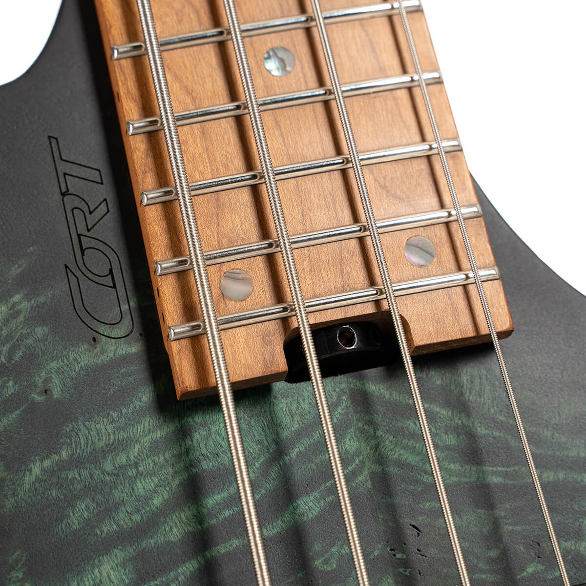 Cort Space 4c Artisan Active Bartolini Mn - Star Dust Green - Bajo eléctrico de cuerpo sólido - Variation 6