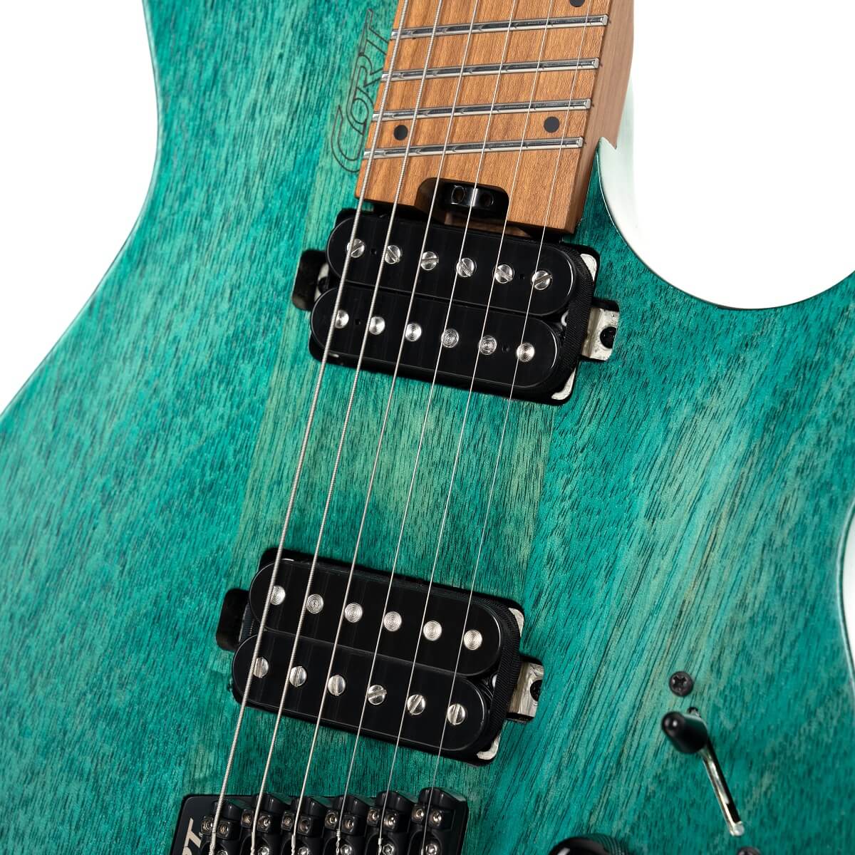 Cort Space G6ms Multiscale 2h Ht Mn - Semi Gloss Turquoise - Multi-Scale Guitar - Variation 3