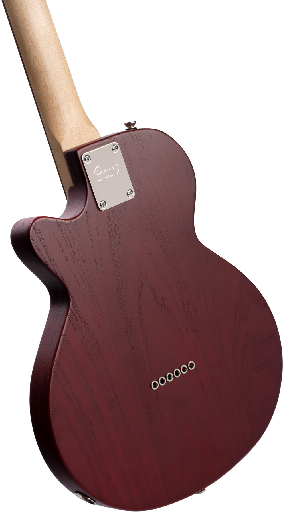 Cort Sunset Tc Opbr Ss Ht Jat - Open Pore Burgundy Red - Guitarra eléctrica de corte único. - Variation 1