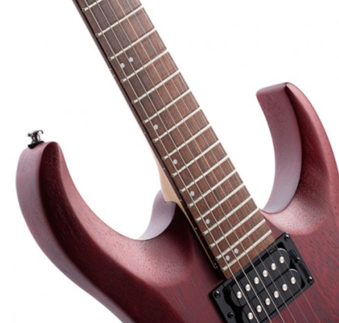 Cort X100 Opbc 2h Trem Jat - Open Pore Black Cherry - Guitarra eléctrica con forma de str. - Variation 1