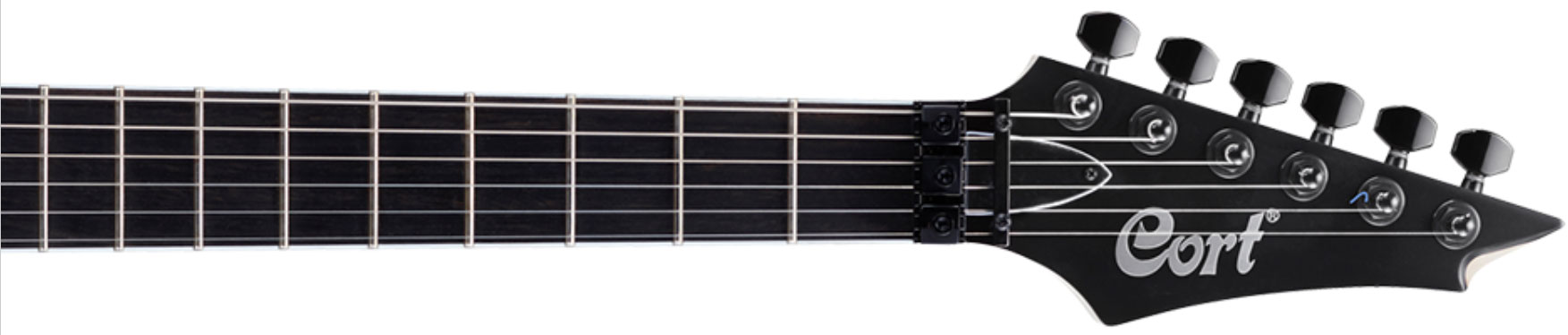 Cort X500 Fr Hh Eb - Open Pore Jean Burst - Guitarra eléctrica con forma de str. - Variation 2