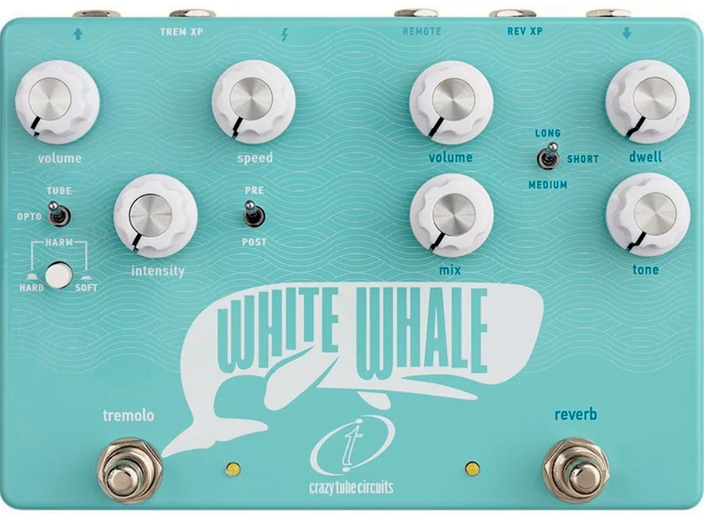 Crazy Tube Circuit White Whale Reverb V2 - Pedal de reverb / delay / eco - Main picture