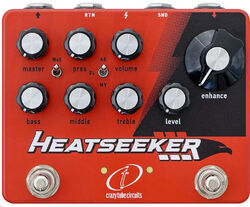 Pedal overdrive / distorsión / fuzz Crazy tube circuit Heatseeker Preamp