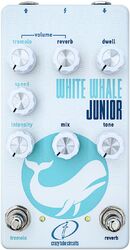 Pedal de reverb / delay / eco Crazy tube circuit White Whale Jr