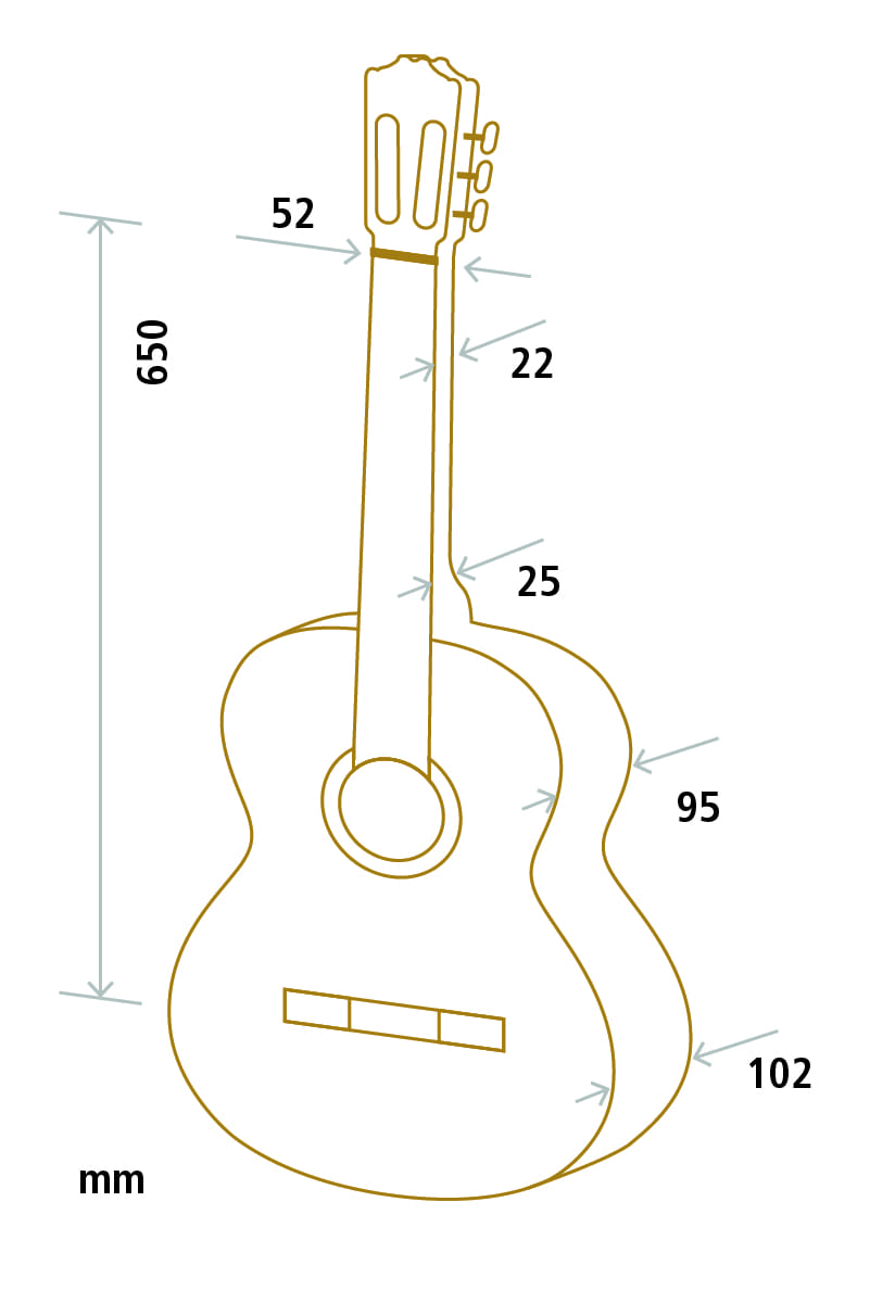 Cuenca 5a 4/4 Cedre Acajou Rw - Natural - Guitarra clásica 4/4 - Variation 2