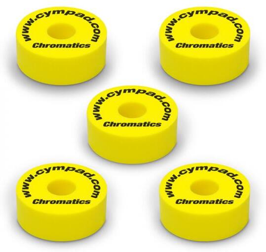 Cympad Set 5 Pads Cympad Chromatics Jaune - Arandelas para batería - Main picture