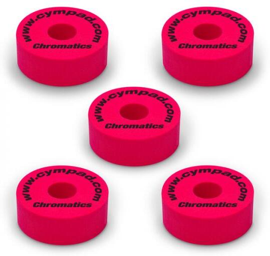 Cympad Set 5 Pads Cympad Chromatics Rouge - Arandelas para batería - Main picture