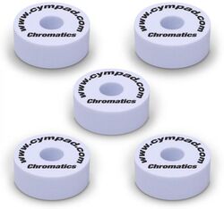Arandelas para batería Cympad SET 5 PADS CYMPAD CHROMATICS BLANC