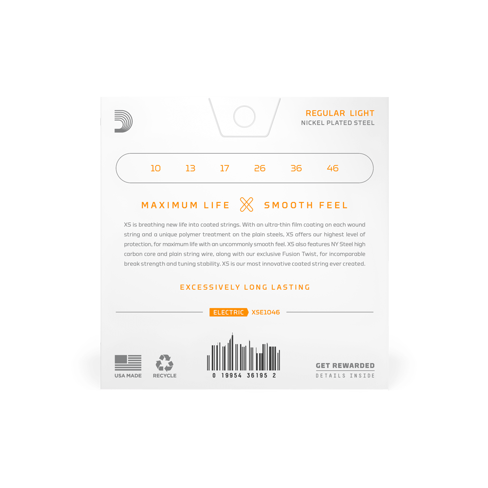 D'addario Jeu De 6 Cordes 10-46 Regular Light Coated Electric Guitar Strings 2-pack - Cuerdas guitarra eléctrica - Variation 6
