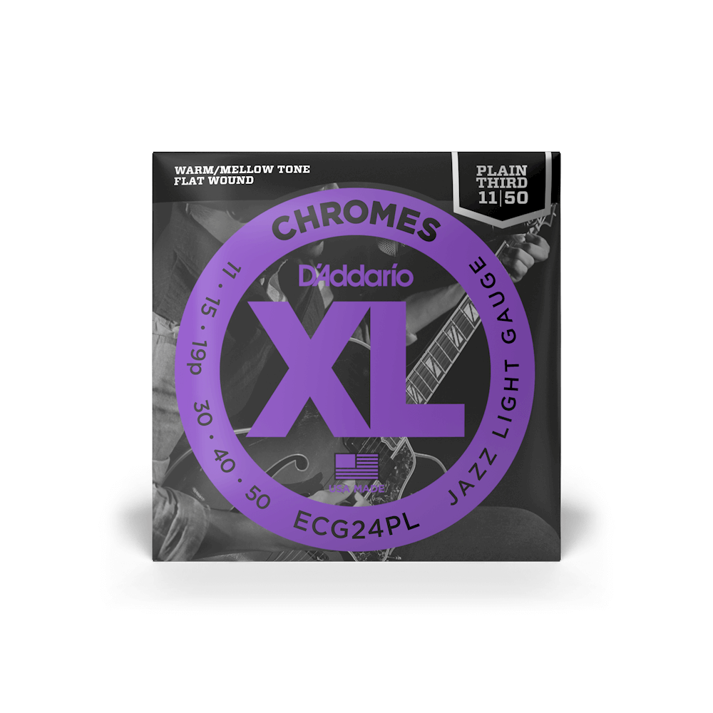 D'addario Jeu De 6 Cordes 11-50 Jazz Light, Plain Third, Xl Chromes Electric Guitar Strings - Cuerdas guitarra eléctrica - Variation 5