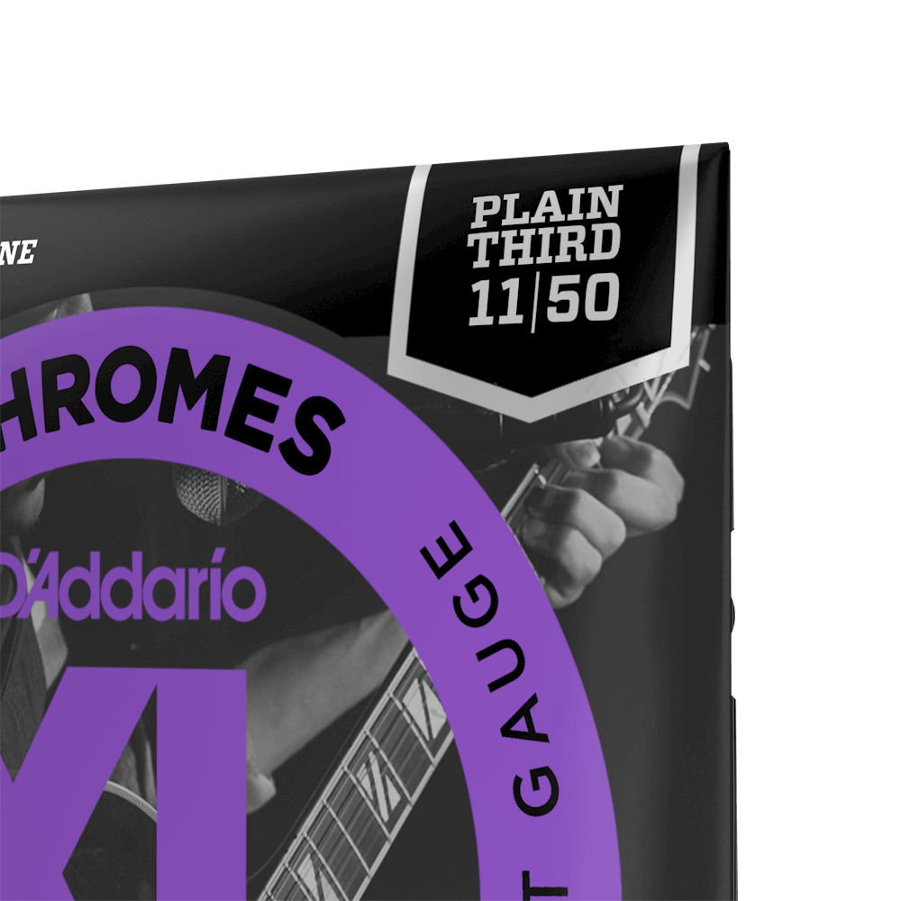 D'addario Jeu De 6 Cordes 11-50 Jazz Light, Plain Third, Xl Chromes Electric Guitar Strings - Cuerdas guitarra eléctrica - Variation 7