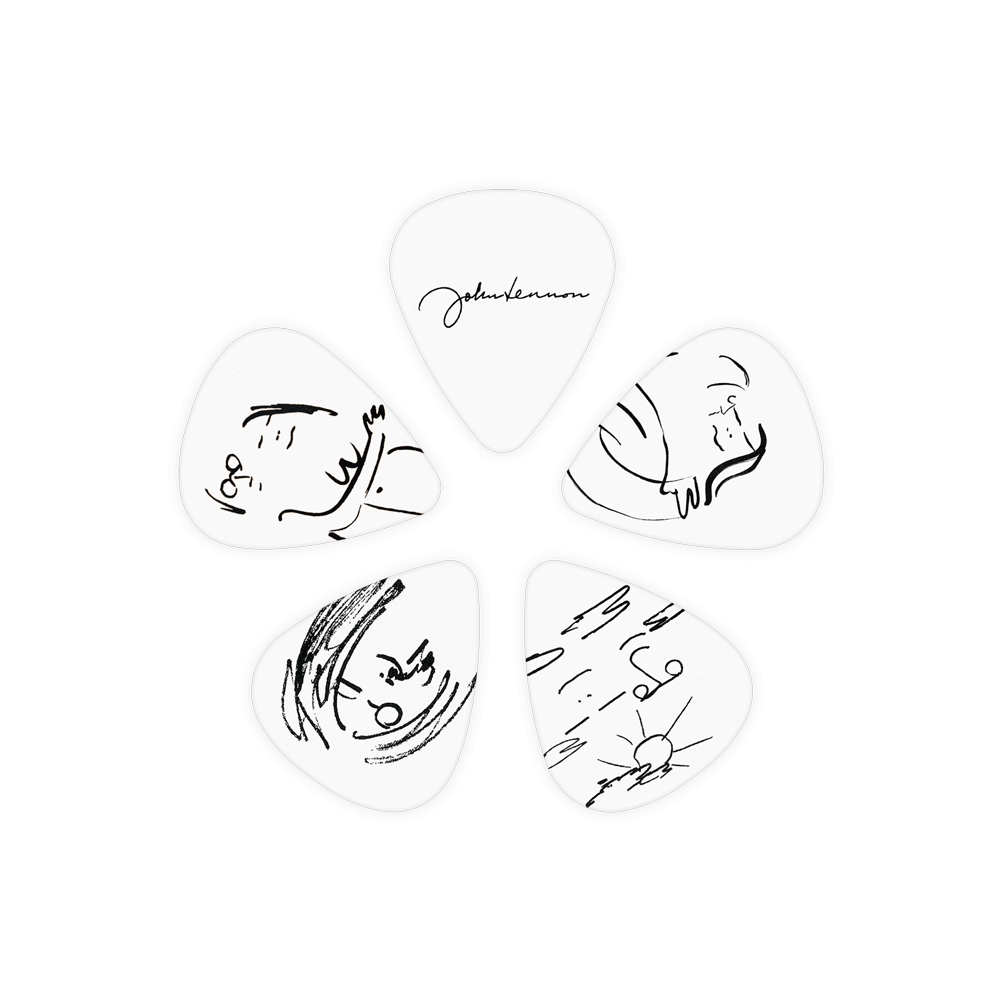 D'addario 1cwh4-04jl John Lennon Art Series Picks - John & Yoko - Púas - Variation 1