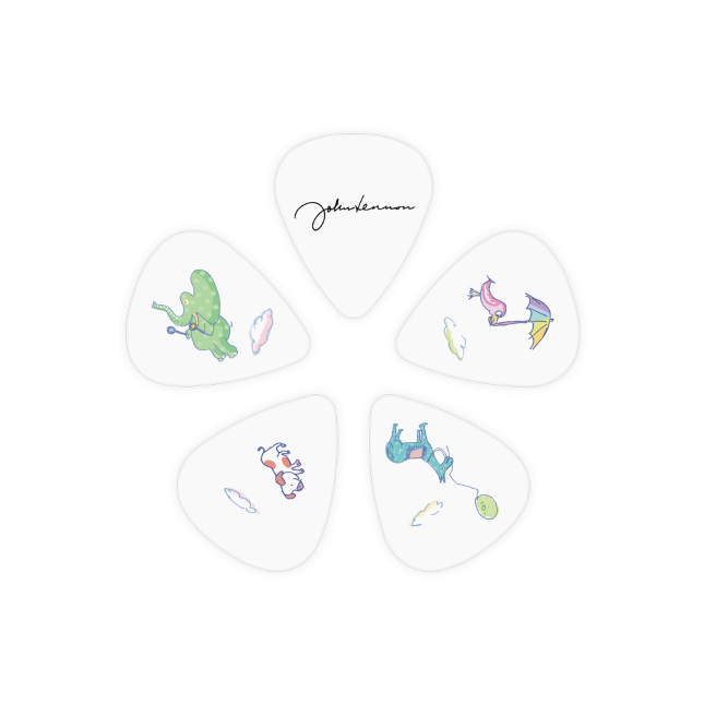 D'addario 1cwh4-05jl John Lennon Art Series Picks - Imagine Animals - Púas - Variation 1