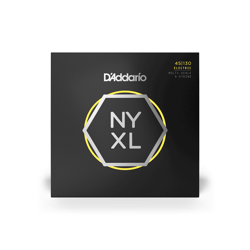 D'addario Jeu De 5 Cordes 45-130 Hybridlight 5-string, Multiscale, Nyxl Bass Guitar Strings - Cuerdas guitarra eléctrica - Variation 1