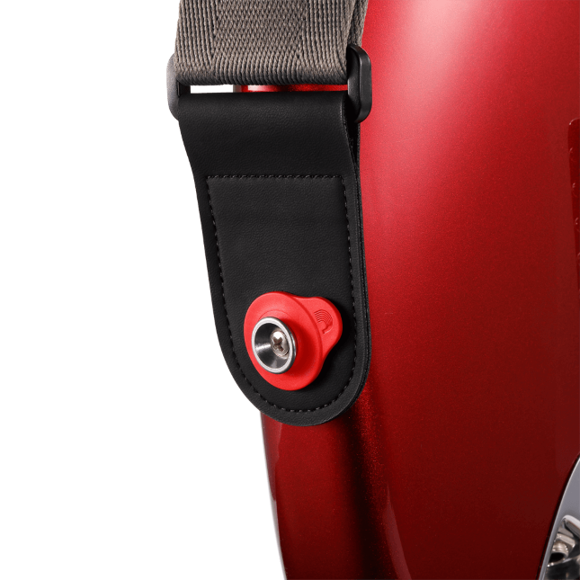D'addario Anneaux De Blocage De Sangle Flex Lock, Rouge - Correa - Variation 2